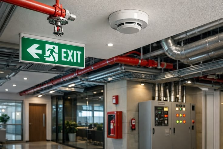 Fire safety installation